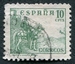N°0579-1937-ESPAGNE-LE CID CAMPEADOR-10C-VERT/JAUNE 