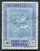 N°0044-1930-ESPAGNE-CENTENAIRE MORT DE GOYA-40C-OUTREM/BLEU  