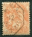 N°0109-1900-FRANCE-TYPE BLANC-3C-ORANGE 