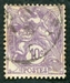 N°0233-1927-FRANCE-TYPE BLANC-10C-VIOLET 
