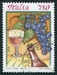 N°2156-1996-ITALIE-RAISIN ROUGE ET VERRE-750L 