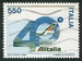 N°1720-1986-ITALIE-40E ANNIV CIE AERIENNE ALITALIA-550L 