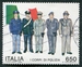 N°1706-1986-ITALIE-UNIFORMES DE POLICE-DRAPEAU-650L 