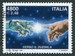 N°2398-1999-ITALIE-MAIN HUMAINE ET MAIN DE ROBOT-4800L 