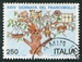 N°1551-1982-ITALIE-LE BOIS DANS LA VIE DE L'HOMME-250L 