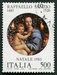 N°1595-1983-ITALIE-TABLEAU-MADONE AUX CANDELABRES-500L 