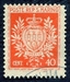 N°0261-1945-SAINT MARIN-ARMOIRIES-40C-ROUGE 