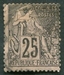 N°54-1881-FRANCE-TYPE ALPHEE DUBOIS-25C-NOIR S/ROSE 