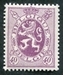 N°0284-1929-BELGIQUE-LION HERALDIQUE-40C-LILAS 