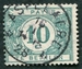 N°33-1922-BELGIQUE-10C-VERT/BLEU 