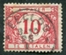 N°27-1919-BELGIQUE-10C-ROUGE CARMINE 