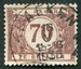 N°41-1922-BELGIQUE-70C-BRUN/ROUGE 