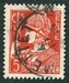N°0336-1932-BELGIQUE-COMMERCE-5C-ROUGE/ORANGE 
