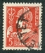 N°0336-1932-BELGIQUE-COMMERCE-5C-ROUGE/ORANGE 