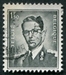 N°0924-1953-BELGIQUE-ROI BAUDOIN 1ER-1F50-GRIS/NOIR 