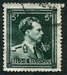 N°0696-1945-BELGIQUE-ROI LEOPOLD III-5F-VERT 