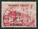 N°0485-1938-BELGIQUE-PALAIS DE LIEGE-EXPO-1F-ROUGE CARMINE 