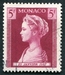 N°0481-1957-MONACO-PRINCESSE GRACE-5F-LIE DE VIN 