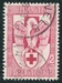 N°0986-1956-BELGIQUE-DON DU SANG-PELICAN-2F-ROSE CARMINE 