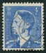 N°0911-1953-BELGIQUE-ROI BAUDOIN1ER-4F-BLEU 