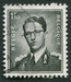 N°0924-1953-BELGIQUE-ROI BAUDOIN 1ER-1F50-GRIS/NOIR 