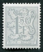 N°1897-1978-BELGIQUE-LION HERALDIQUE-1F50-GRIS PALE 