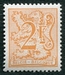 N°1898-1978-BELGIQUE-LION HERALDIQUE-2F-ORANGE 