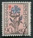 N°0816-1949-BELGIQUE-FLEURS-PERVENCHE DES BOIS-90C+10C 
