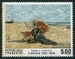 N°2474-1987-FRANCE-TABLEAU-FEMME A L'OMBRELLE-5F 