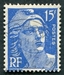 N°0886-1951-FRANCE-MARIANNE DE GANDON-15F-OUTREMER 