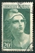 N°0730-1945-FRANCE-MARIANNE DE GANDON-20F-VERT 
