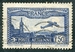 N°0006-1930-FRANCE-AVION SURVOLANT MARSEILLE-1F50-BLEU 