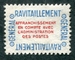 N°015A-1943-FRANCE-RAVITAILLEMENT-BLEU ET ROUGE 
