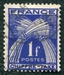 N°070-1943-FRANCE-TYPE GERBES-1F-BLEU/VIOLET 