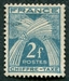 N°072-1943-FRANCE-TYPE GERBES-2F-BLEU/VERT 