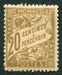 N°18-1926-MONACO-TAXE-20C-BISTRE S/CHAMOIS 