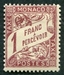 N°23-1926-MONACO-TAXE-1F-LILAS BRUN S/PAILLE 