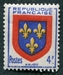 N°0838-1949-FRANCE-ARMOIRIES ANJOU-4F 