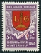 N°0546-1941-BELGIQUE-ARMOIRIES LIEGE-5F+5F 