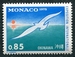 N°1013-1975-MONACO-SOLEIL LEVANT ET MOUETTE-85C 