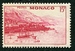 N°0262-1943-MONACO-RADE DE MONTE-CARLO-15F-ROSE CARMINE 