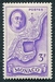 N°0300-1946-MONACO-CARTE DE MONACO-3F-VIOLET 