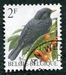 N°2458-1992-BELGIQUE-OISEAUX-MERLE NOIR-2F 