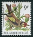 N°2187-1985-BELGIQUE-OISEAUX-CHARDONNERET-9F 