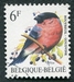 N°2294-1988-BELGIQUE-OISEAUX-BOUVREUIL-6F 