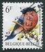 N°2294-1988-BELGIQUE-OISEAUX-BOUVREUIL-6F 