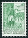 N°1328-1965-BELGIQUE-MAITRE DE LA POSTE AUX CHEVAUX-3F-VERT 