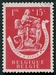 N°0607-1942-BELGIQUE-SAINT MARTIN-1F+15C-ROUGE CARMINE 