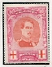 N°0133-1914-BELGIQUE-ALBERT 1ER-10+10C-CARMIN ET ROUGE 