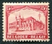 N°0267-1928-BELGIQUE-SAINTE WAUDRU-MONS-5C+5C-CARMIN 